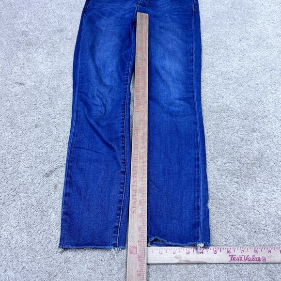 Sam Edelman Jeans The Stiletto High Rise Skinny Ankle Blue Pockets Size 4 - Picture 3 of 12